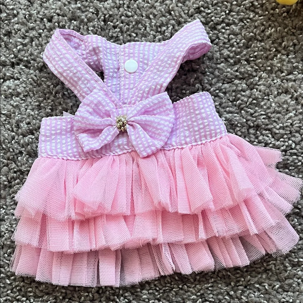 Hallmark Pink and Yellow Bunny Costume Set for Small Pets